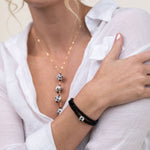 Black Forest Y-Necklace and Bracelet Set