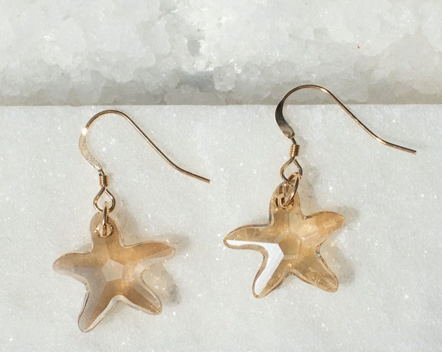 Starfish Earrings - Gold