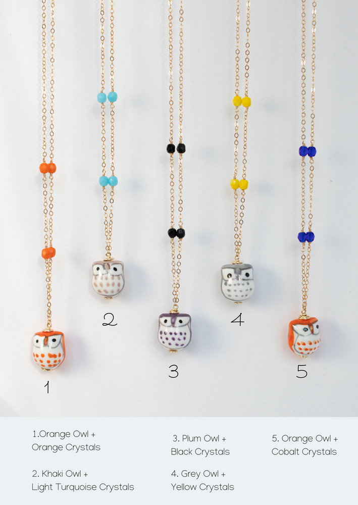 
            
                Load image into Gallery viewer, Owl Necklace
            
        